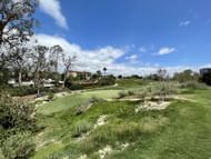A barranca at the Los Angeles Country Club golf course (Image via Twitter @PGAPappas).